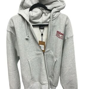 (2024) Stüssy DNA Zip-Up Hoodie Ash Heather XS-XL